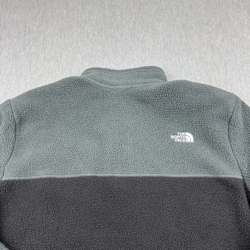 The North Face Jacket Mens XL Black Gray Yumiori 1/4 Zip Fleece Pullover Outdoor